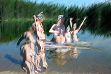 Wendle Morning Dip © Bill Horne